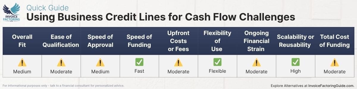 Pros and Cons of Business Credit Lines for Cash Flow Issues