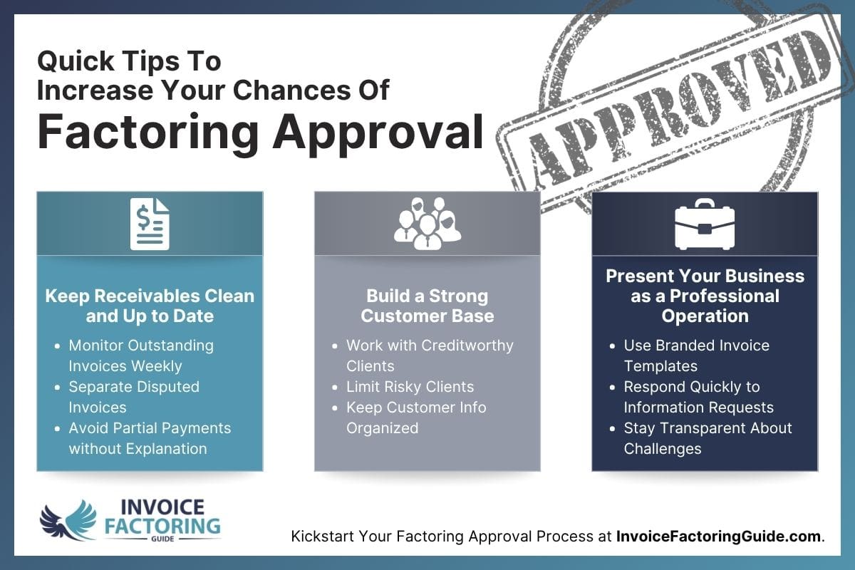 Tips for Increasing Factoring Approval Chances
