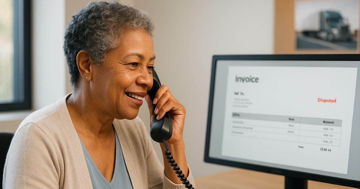Who Handles What During the Factoring Collections Process - Woman on the phone