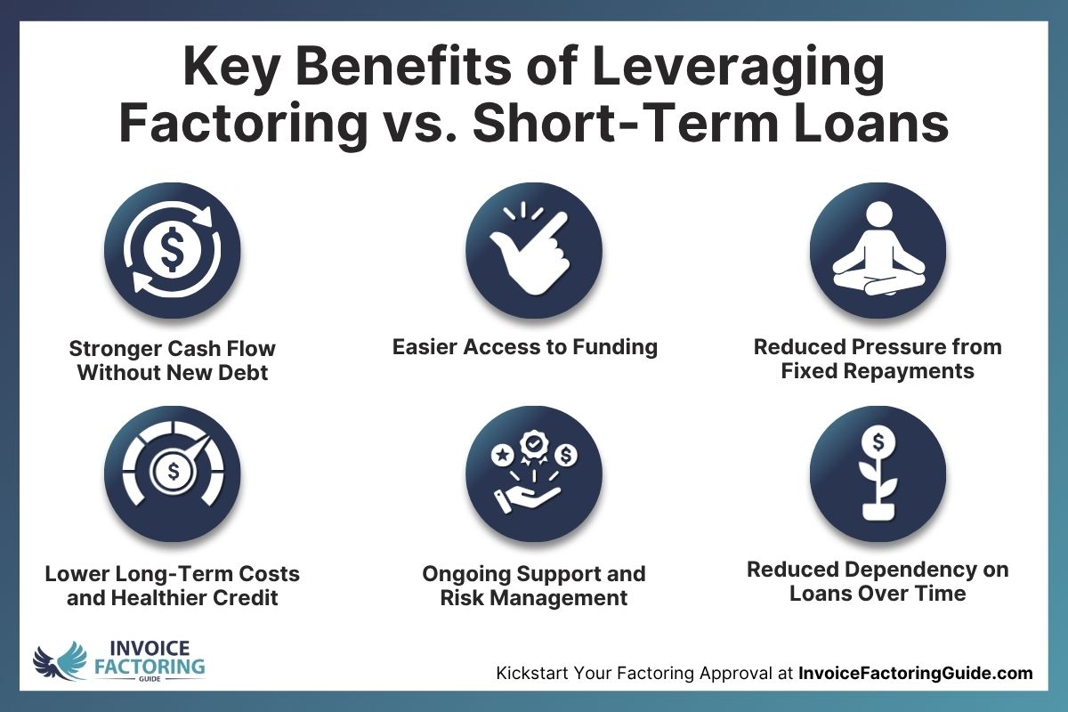 Infographic - How Factoring Reduces the Need for Costly Short-Term Loans